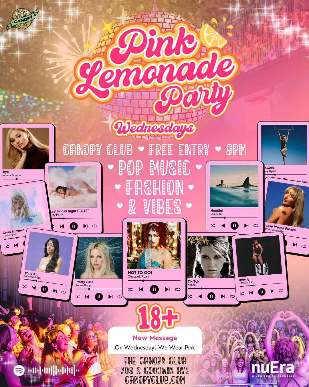 Pink Lemonade Parties Canopy Club